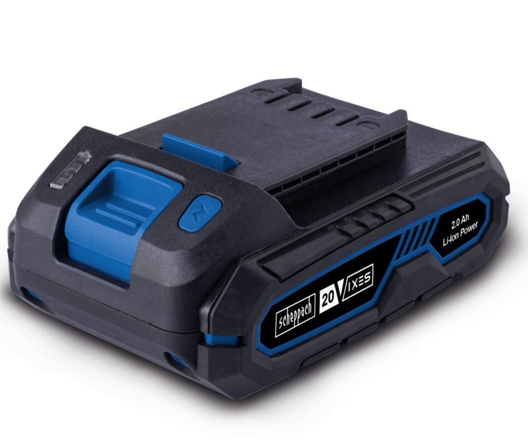 Batteria al litio 20v 2.0ah serie ixes Scheppach sbp2.0
