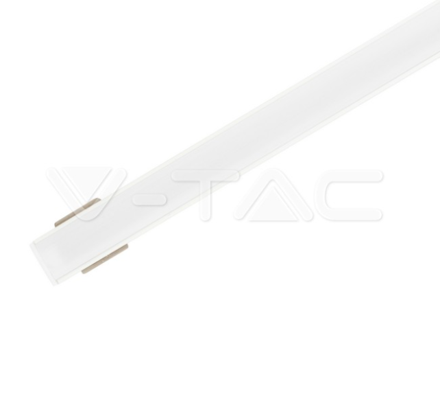 Profilo in alluminio V-tac diffusore bianco 2 metri per strisce led VT-8113-W  -