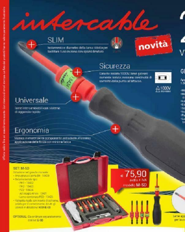intercable GIRAVITE UNIVERSALE FUTUR II CON 5 LAME ISOLATE M-SD