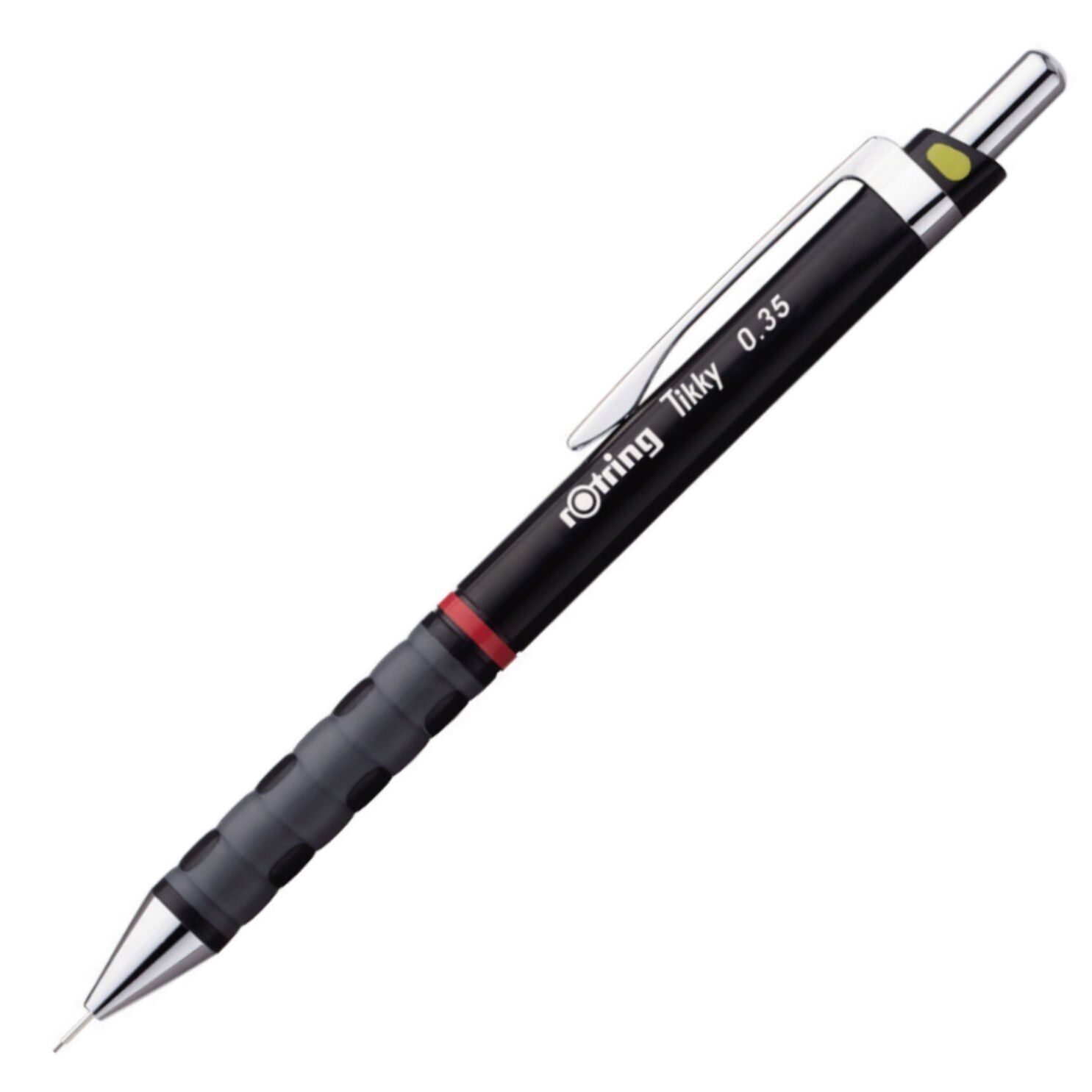 rOtring Tikky Colour-Coded Mechanical Pencils   0.35mm   Black Barrel   12 Count