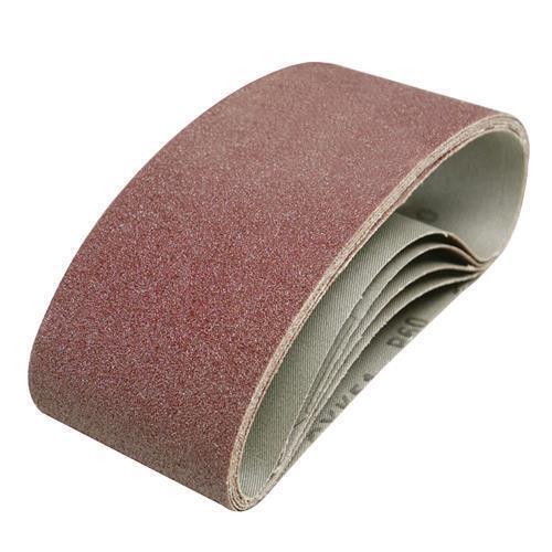 Silverline 5 nastri abrasivi 75 x 457 mm Grana 60