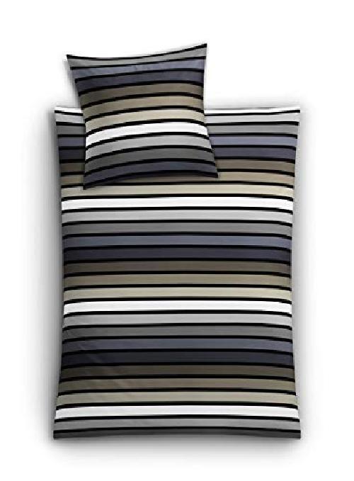 Kleine Wolke, lenzuola singolo "Rimini", Beige (Beige), 135 cm x 200 cm