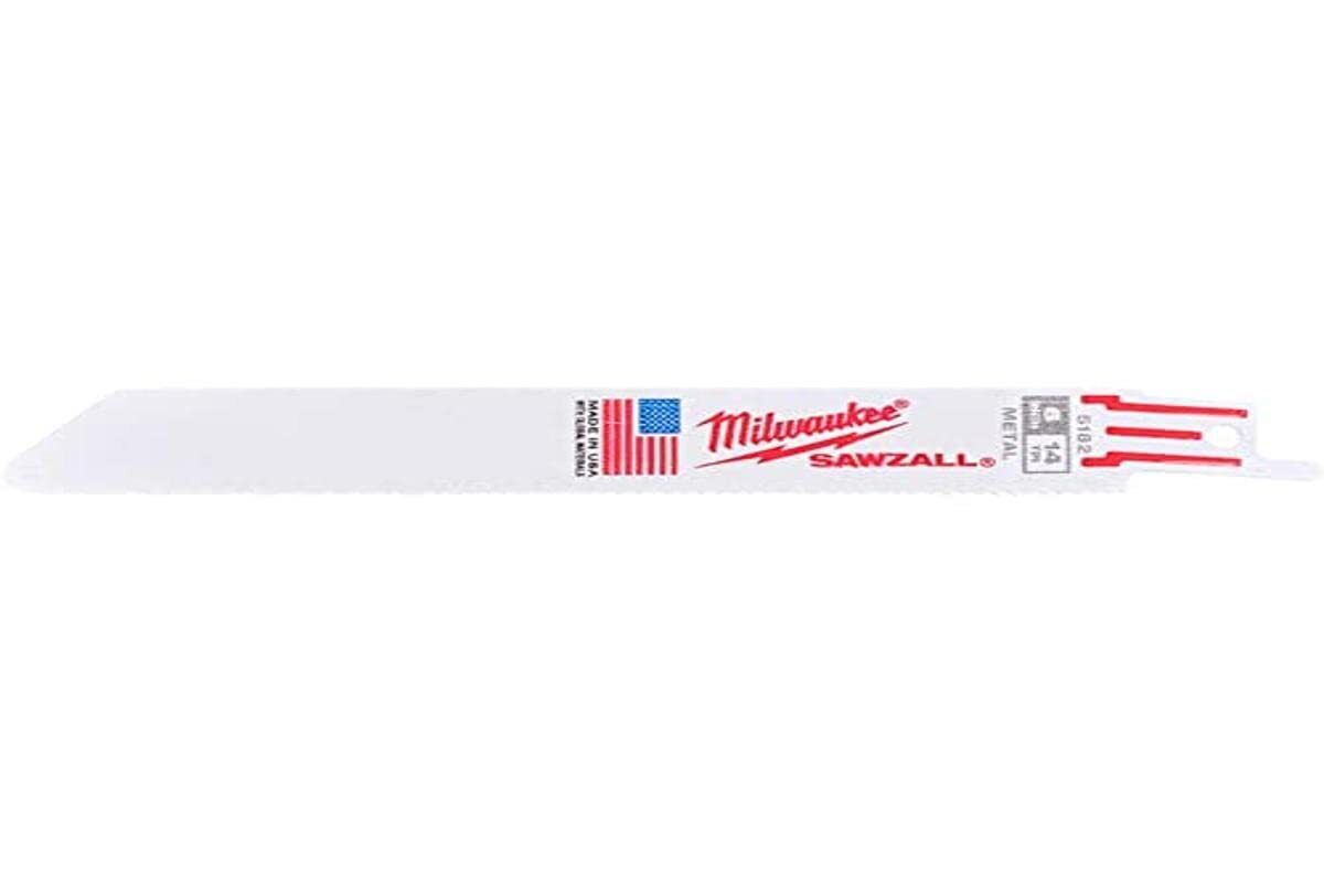 Milwaukee Hoja Sable Metal Thin KERF 150mm 14Tpi - 5uds