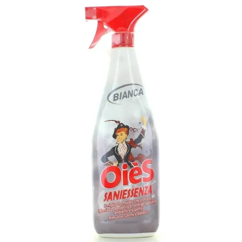 Oies Essenza Detergente 750ml - Bianca Saniessenza, deterge, profuma, spolvera