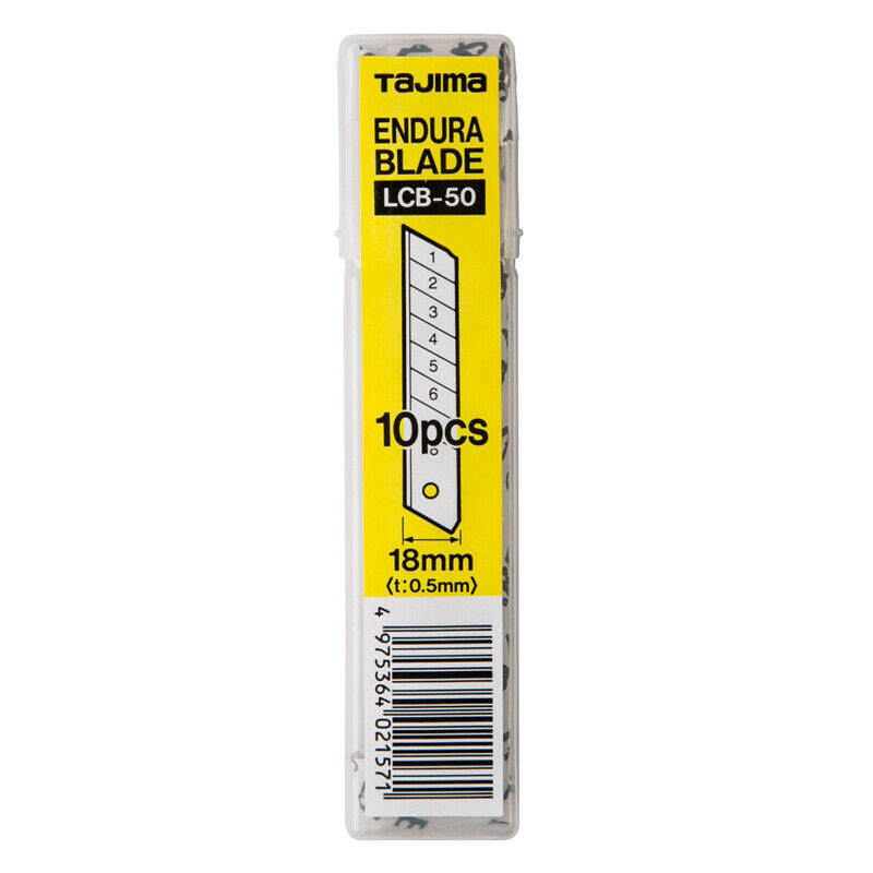Lama Spezzabile Tajima Art. LCB-50 Per Cutter Tipo Medio mm 18 Conf.da 10 Lame