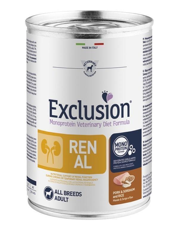 exclusion vet diet renal all breeds 400gr