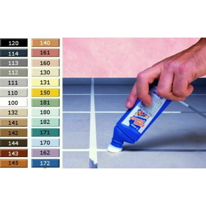 Fuga Fresca 130 Jasmine vernice rinnovare colore fughe mattonelle 160 gr. MAPEI