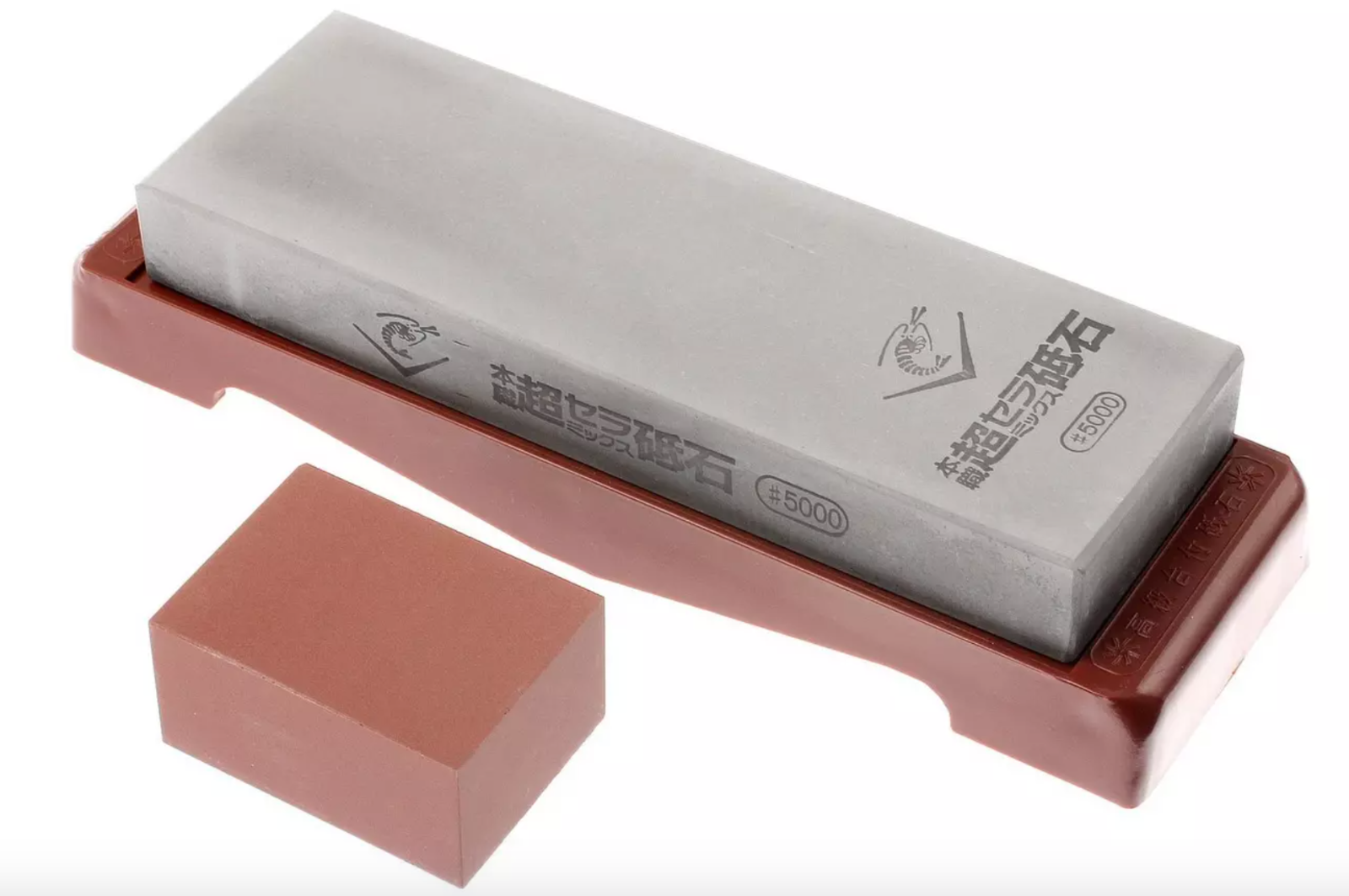 Pietra per affilatura lucidatura NANIWA CHOSERA 5000 con supporto Made in Japan