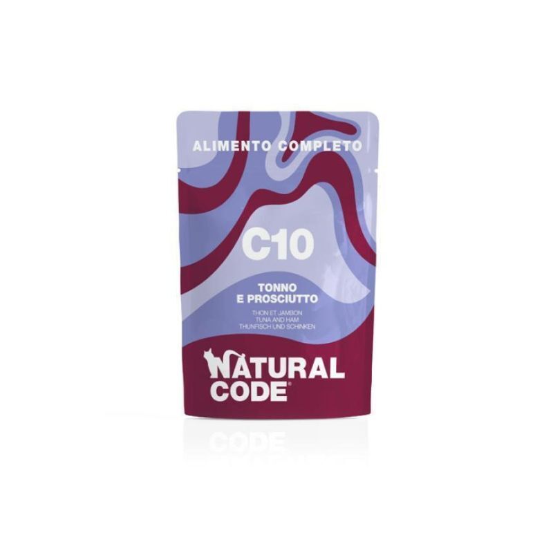 Natural code C10 tonno e prosciutto 70gr