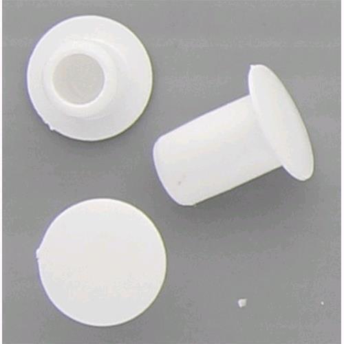 Copriforo Plastica Mm. 6 Bianco* 400 Pz