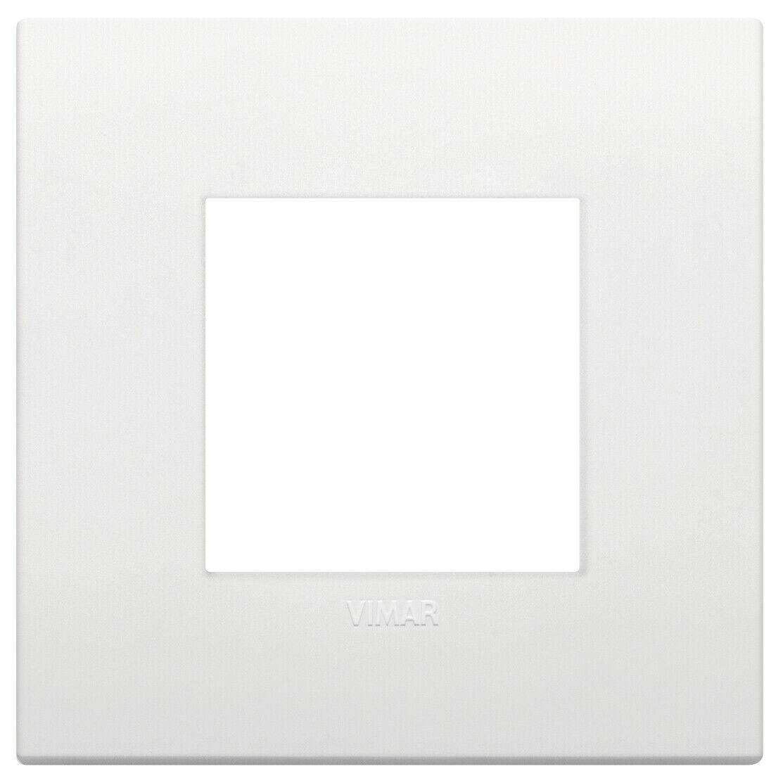 Arke - placca Classic Tecno-basic in tecnopolimero 2 posti bianco