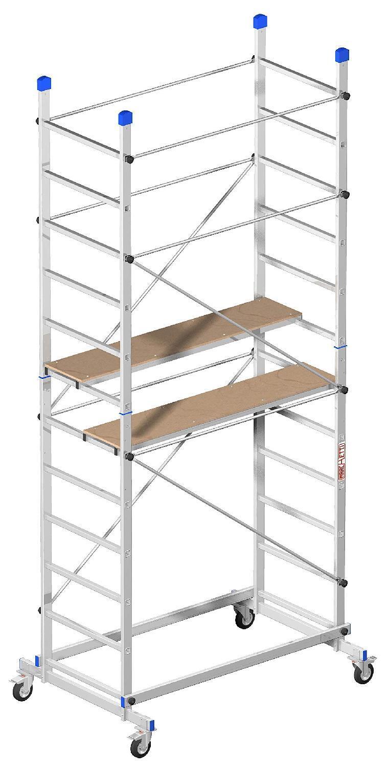 Marchetti Trabattello Alluminio Ponteggio Ruote 150 Kg h 3,60mt 20694 Zeus