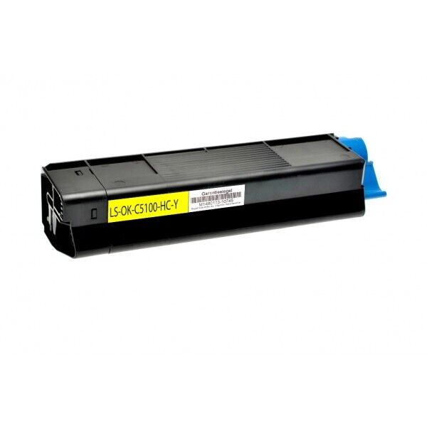 TONER C3100 GIALLO COMPATIBILE PER OKI C3100 C3200 C5100N C5200N C5300 C5400 421