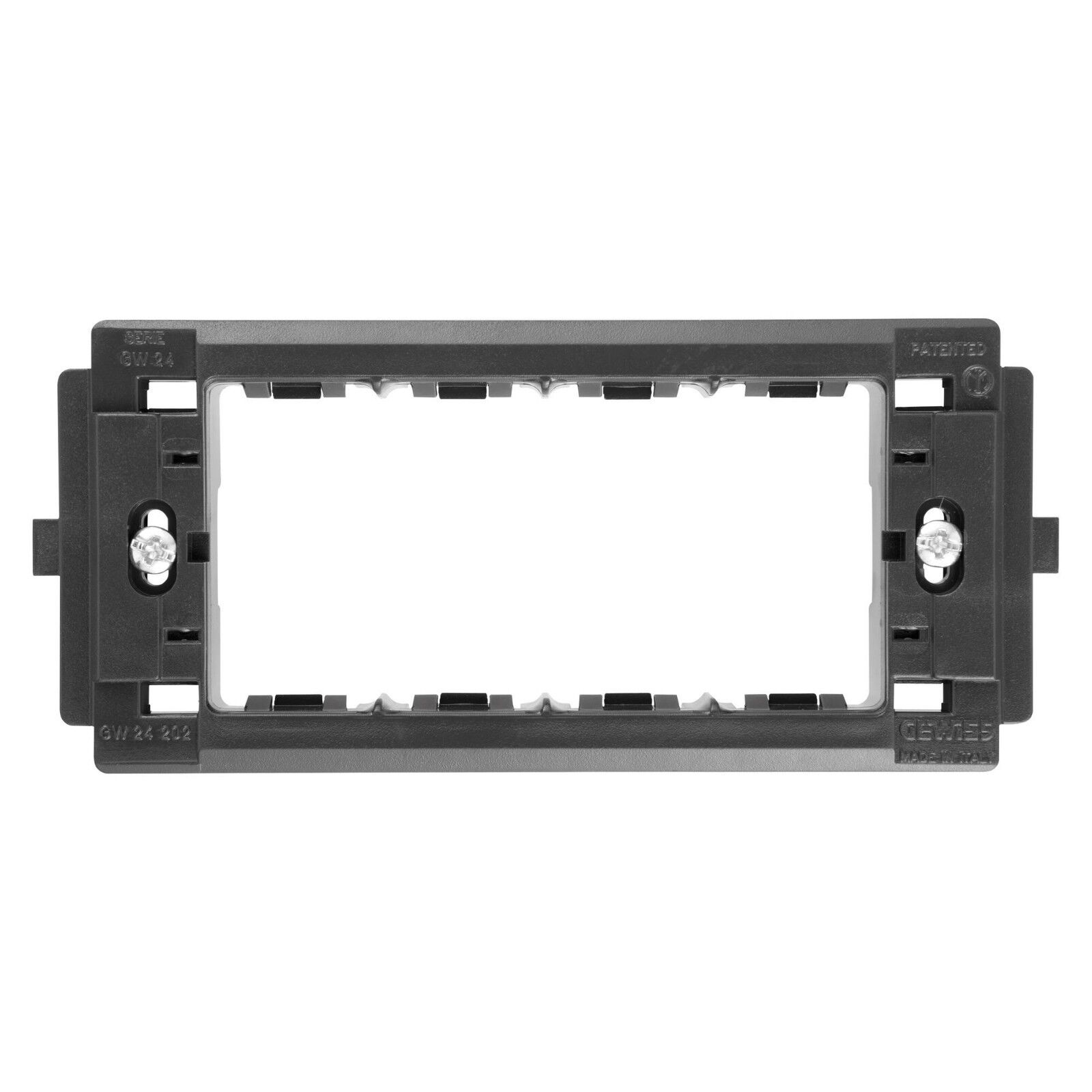 GEWISS SYSTEM SUPPORTO IN RESINA 4 POSTI SCATOLA 504 TOP SYSTEM  24202