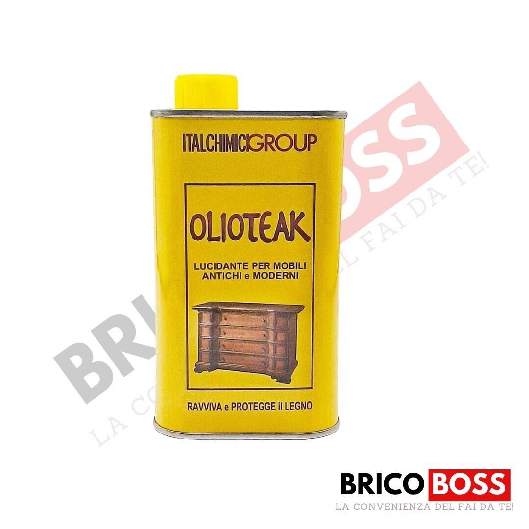 Olio Teak olio Lucidante per Mobili Antichi in legno 500 ml. - Italchimici Group