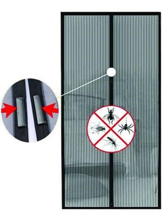 TENDA MAGNETICA IN POLIESTERE   cm.130x230 bianca - FER-260060