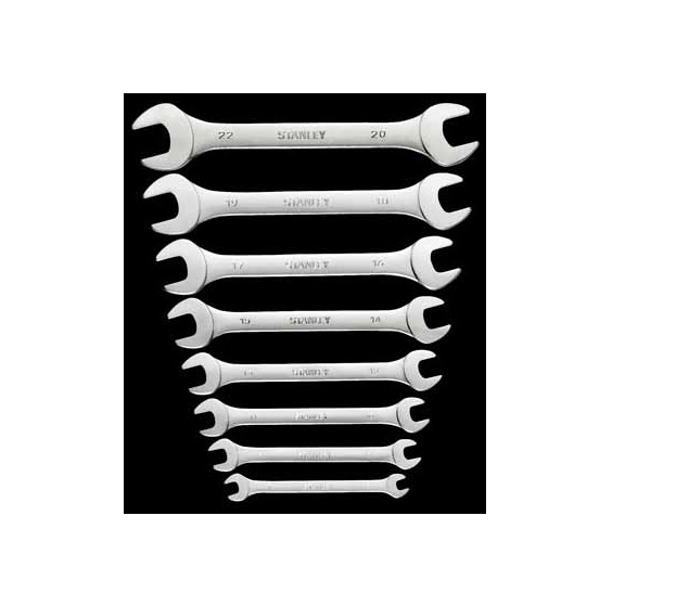 SET 8 PEZZI CHIAVI A FORCHETTA STANLEY art. 1-17-380