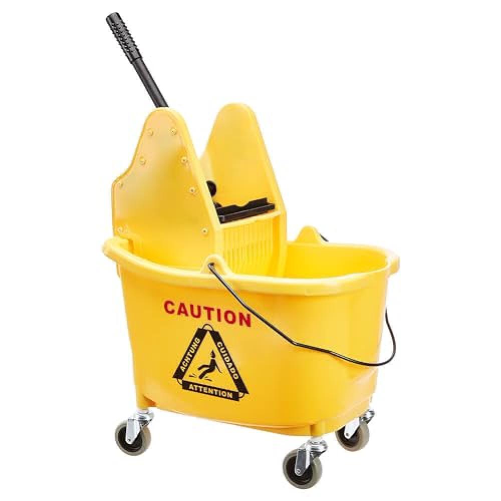 (TG. 35 qt) Amazon Basics Rettangolare Secchio per mocio e giù Press Wringer Co