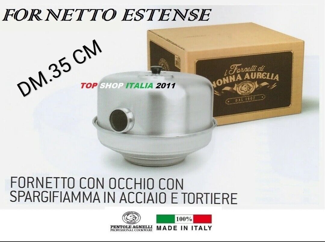 BEST PRICE FORNO ESTENSE DM.35 FORNETTO CON OCCHIO  ALLUMINIO AGNELLI 4 2024