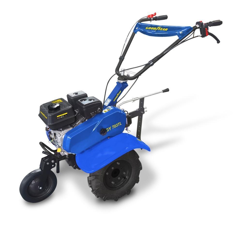 Motozappa a scoppio 208cc 7hp fresa 80cm include rincalzatore Goodyear gy703tl