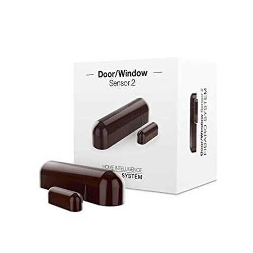 Sensore Di Finestra / Porta Marrone Oscuro Z-Wave Plus FGDW-002-7 Di Fibaro