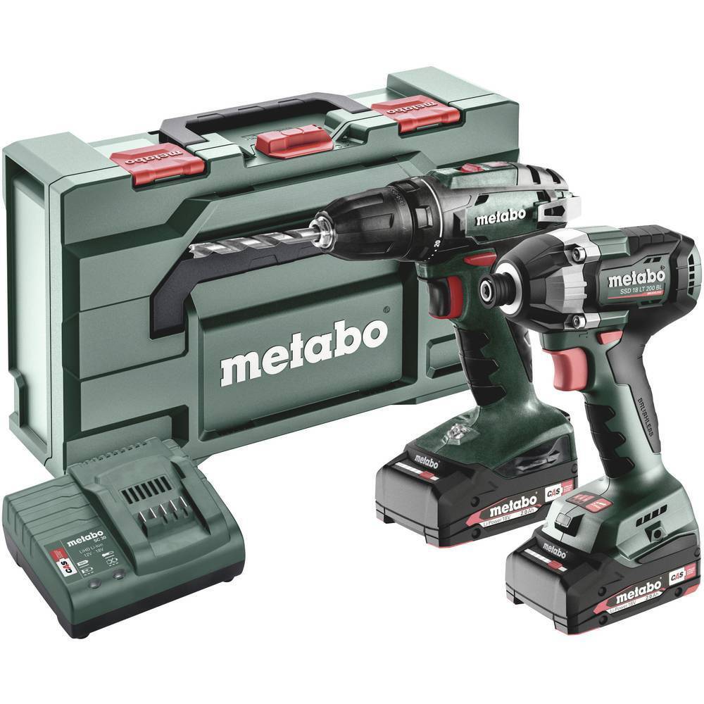 Metabo BS+SSD200LTBL 685193000 Trapano avvitatore a batteria, Avvitatore a