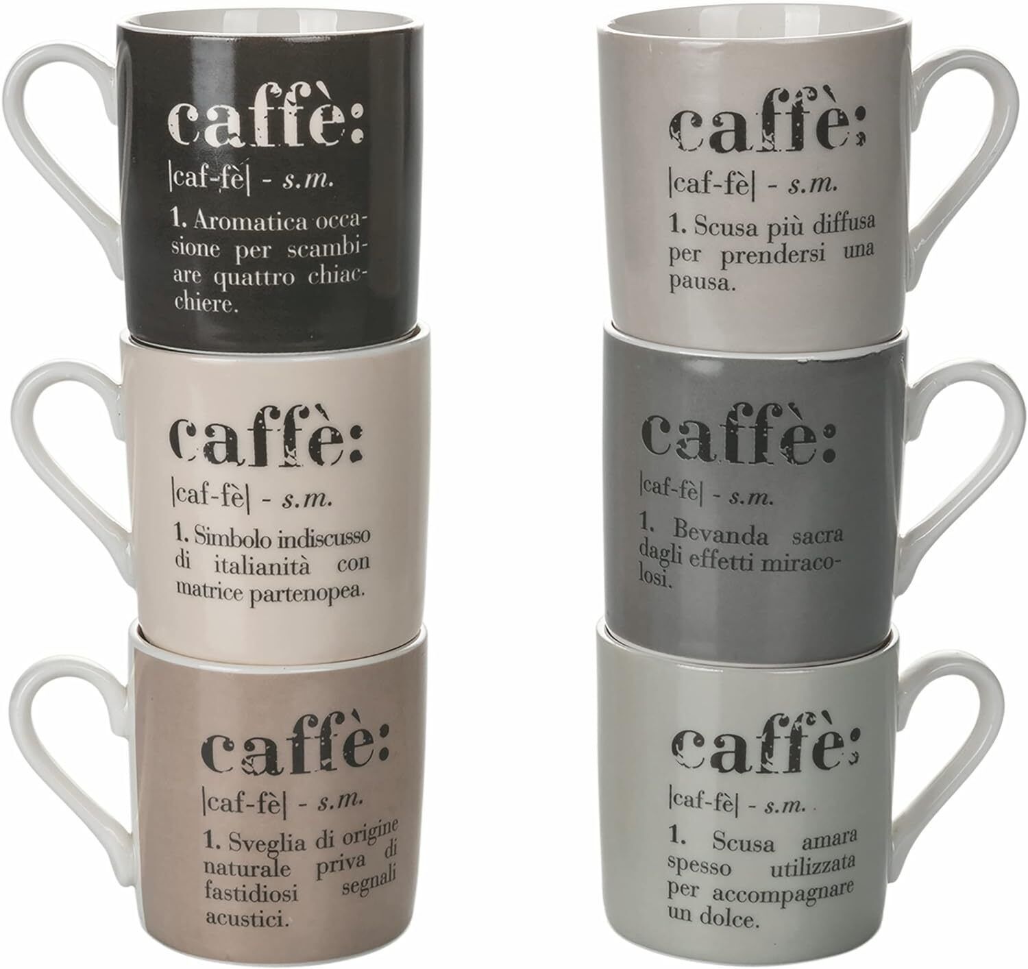 Villa d’Este Home Tivoli 5906603, Victionary Classic Set 6 tazzine caffè in...