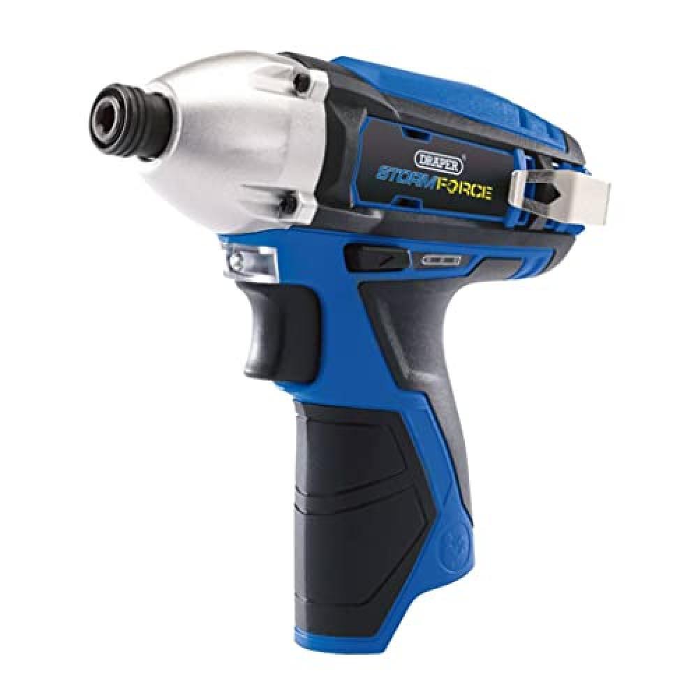 (TG. 1/4_pollice) Draper 17132 Storm Force 10,8 V Cordless Impact Driver-Bare, 1