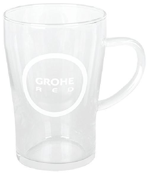 Grohe 40432000 Red Accessories, Bicchiere, Nero, Set di 4 Pezzi