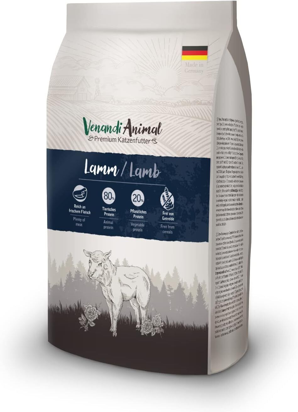 Venandi Animal Agnello come Mangime Secco, Senza Cereali, 1500 g