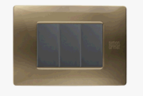 SIMON URMET NEA PLACCA 3 MODULI COLORE BRONZO 11803.BR
