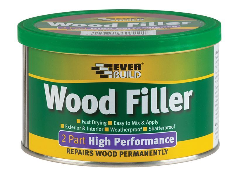 Everbuild - Wood Filler High Performance 2 Part Medium Stainable 500g