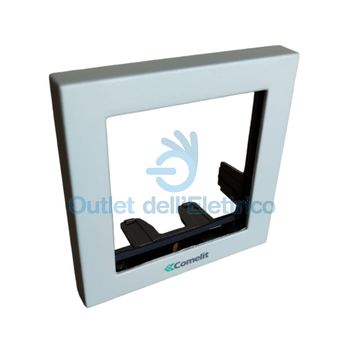 COMELIT 3311/1G TELAIO 1 MODULO POWERCOM, CORNICE GRIGIA