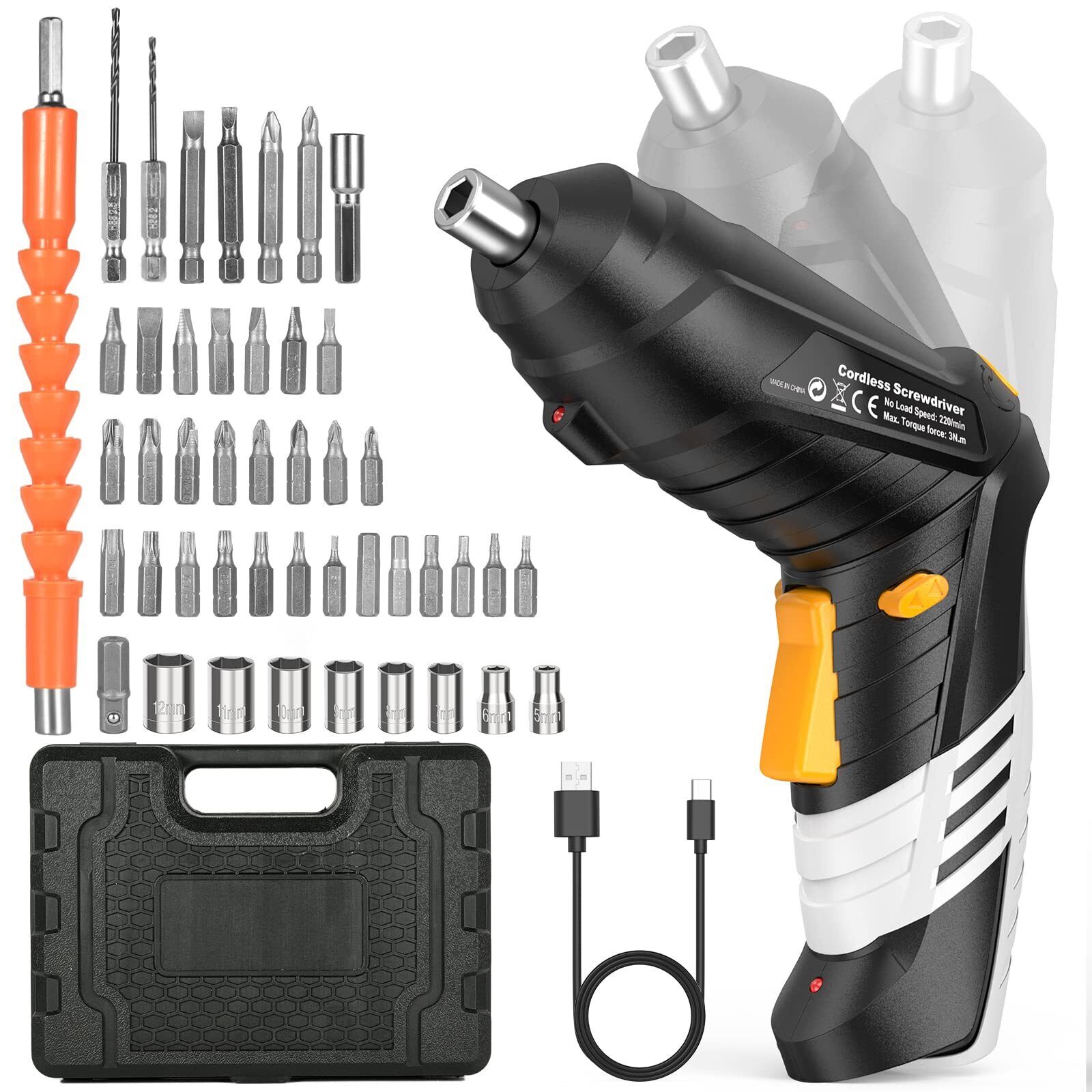 Avvitatore a batteria piccolo - Mini avvitatore elettrico 3,6V con batteria, pi
