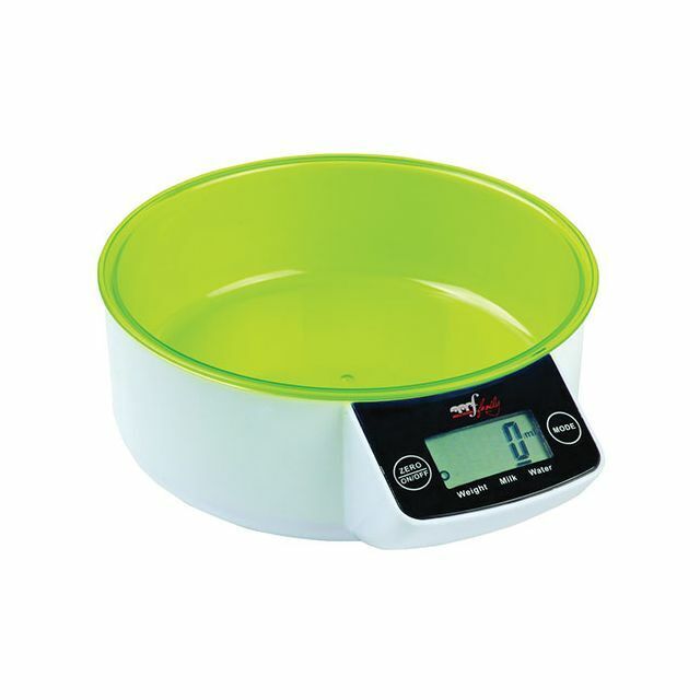 MELCHIONI 118210009 FAMILY ALLEGRA WV Bilancia da cucina con ciotola 5 kg LCD