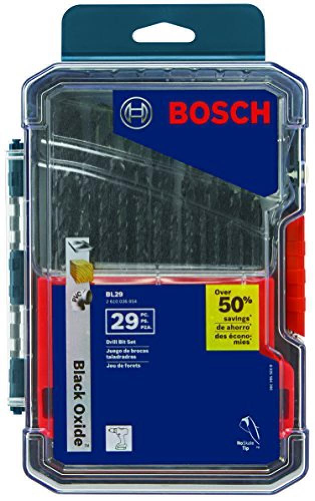 (TG. 29 Piece Set) Bosch BL29 nero ossido di metallo drill bit set, BL29 - NUOVO