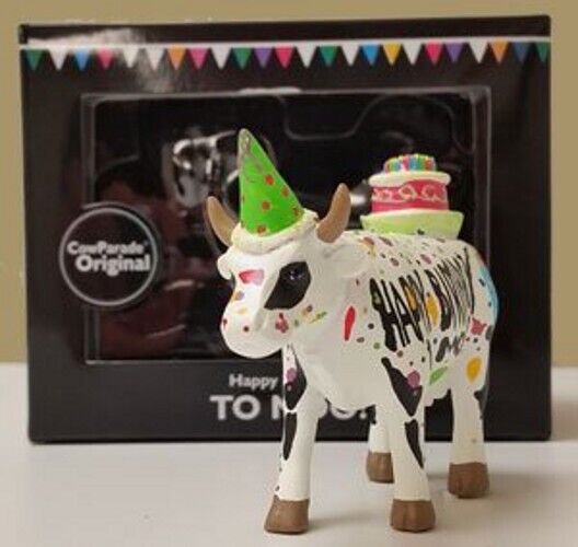 statuina mucca happy birthday to moo mini cow parade