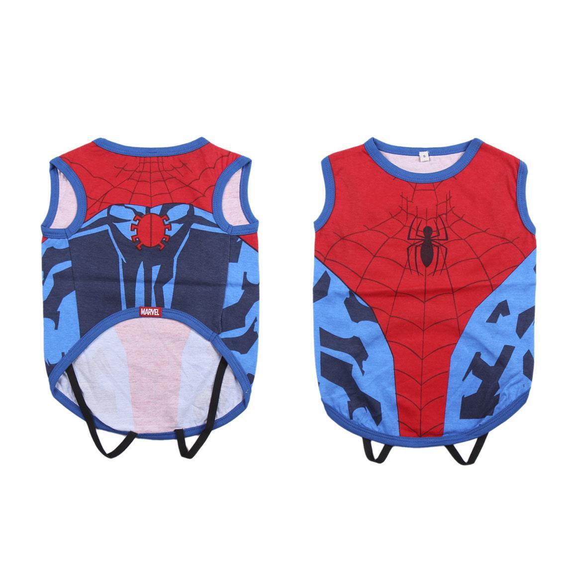 Maglietta Per Cane Single Jersey Spider-Man ROSSO - XS | UNISEX CERDà