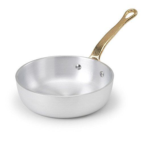 Pentole Agnelli Linea 1932 Padellino a servire, Ottone, Alluminio, 10 cm (a0D)