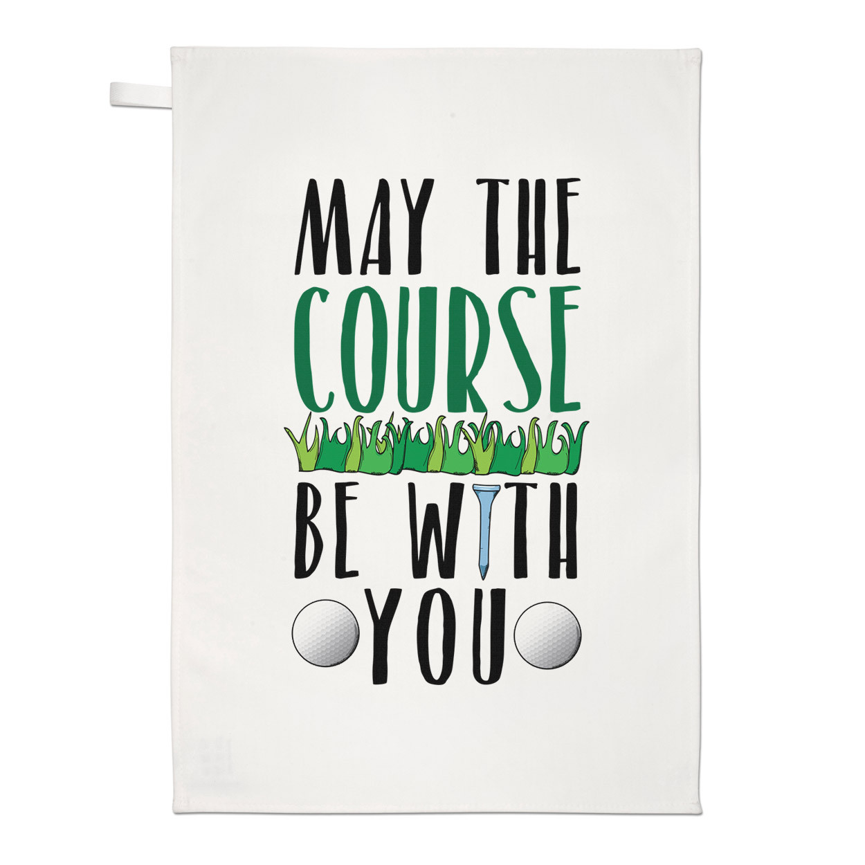 May The Corso Essere Con You Strofinaccio - Golf di Padre Day Divertente