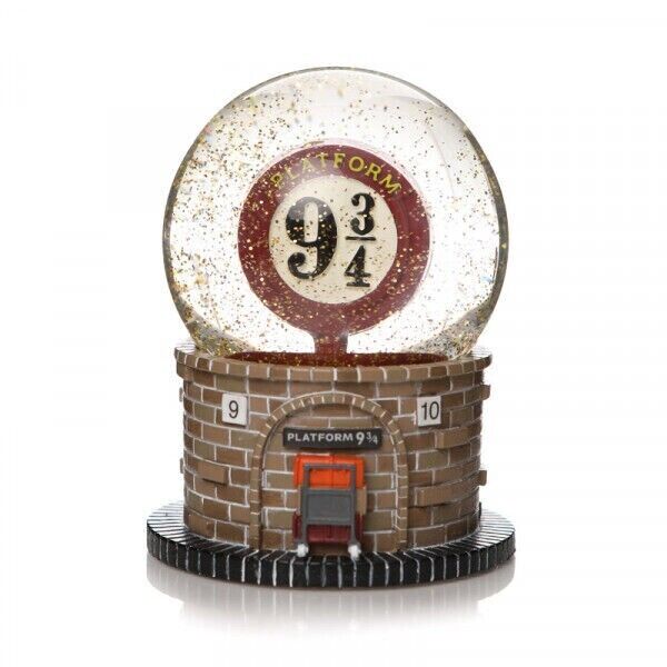 Harry Potter Snow Globe Binario 9 3/4 Palla di Neve Half Moon Bay Nuova Original