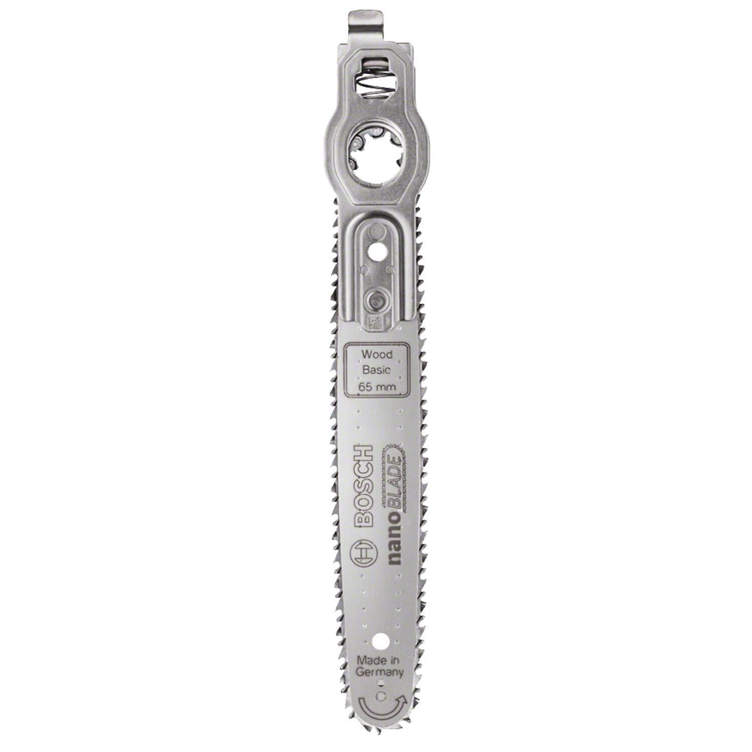Bosch Micro Lama Nanoblade per Legno e Materiali Sintetici, Nanoblade Wood Basic