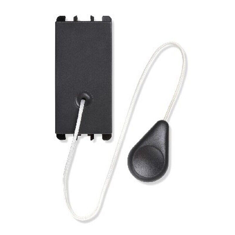 SIMON URMET NEA 10118 PULSANTE A TIRANTE 1P NO 10A 1 MOD TASTO ANTRACITE