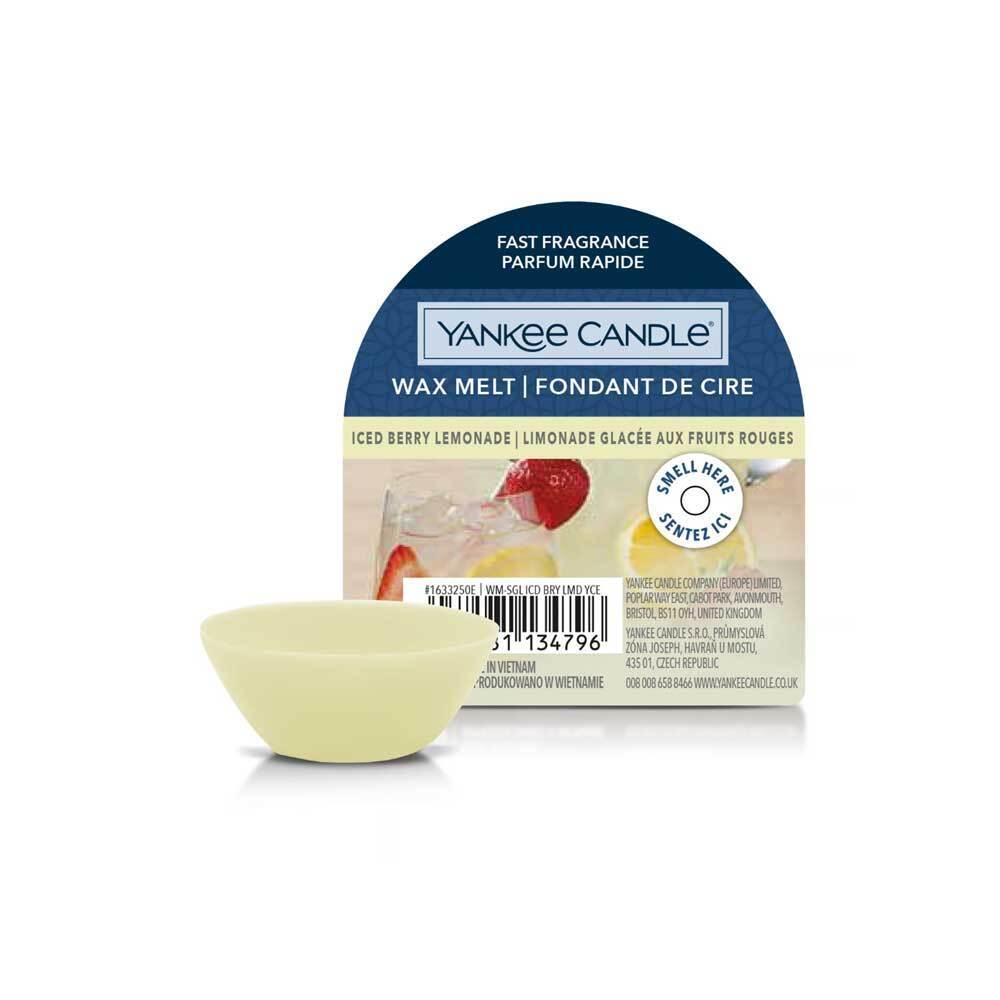 YANKEE CANDLE CERA DA FONDERE WAX MELT ICED BERRY LEMONADE