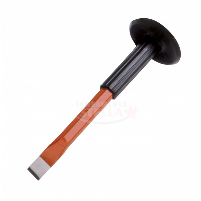SCALPELLO CON PARAMANO PIATTO TAGLIO 16X250 MATTONELLE PIASTRELLE EDILIZIA
