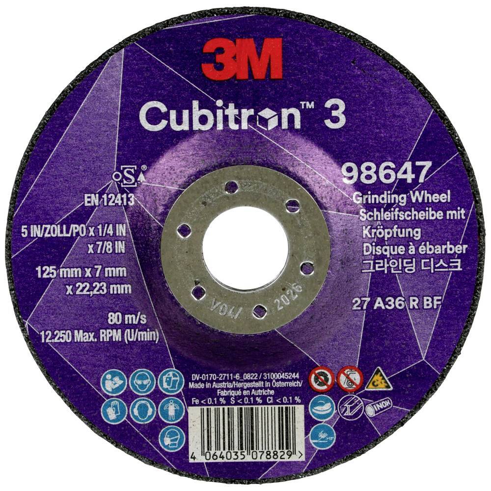 Cubitron 98647 Disco per sgrossatura Diametro 125 mm Ø foro 22.23 mm 10 pz.