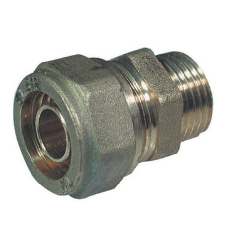 RACCORDO DIRITTO MASCHIO PER TUBO COBRA-PEX 3/4 x 22 TIEMM