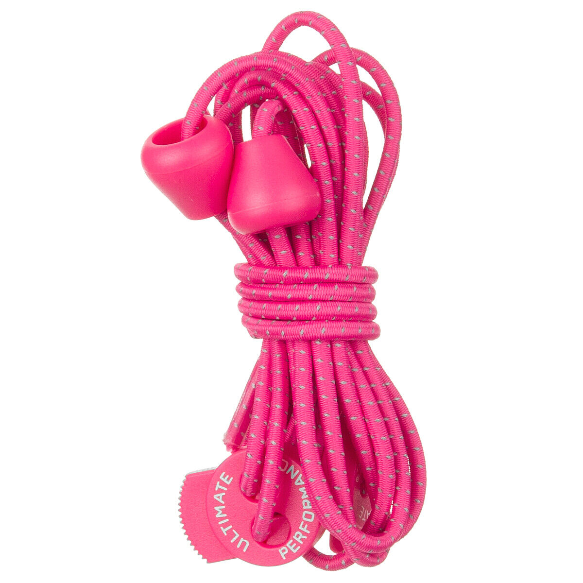 Ultimate Performance Lacci Delle Scarpe Elastiche Riflettenti Fitness Hot Pink