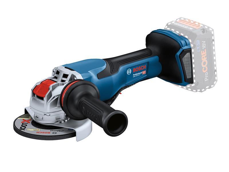 Bosch Gwx 18V-15 P Professionale Biturbo Smerigliatrice 125mm 18V Nudo Unità