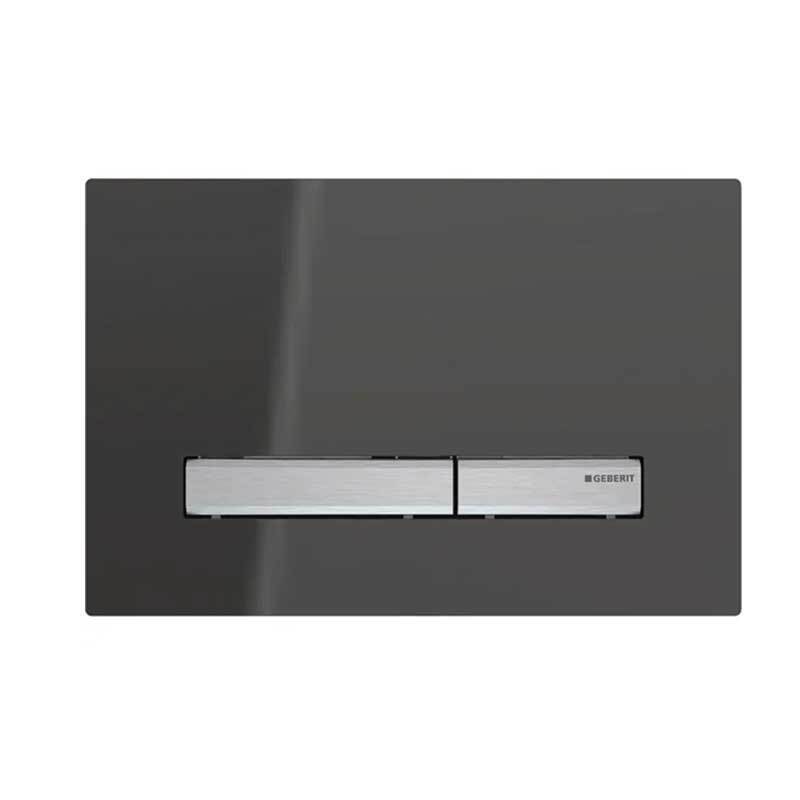 Placca Geberit Sigma 50 Effetto Vetro Specchio - Pulsanti Cromo | 115.788.SD.2
